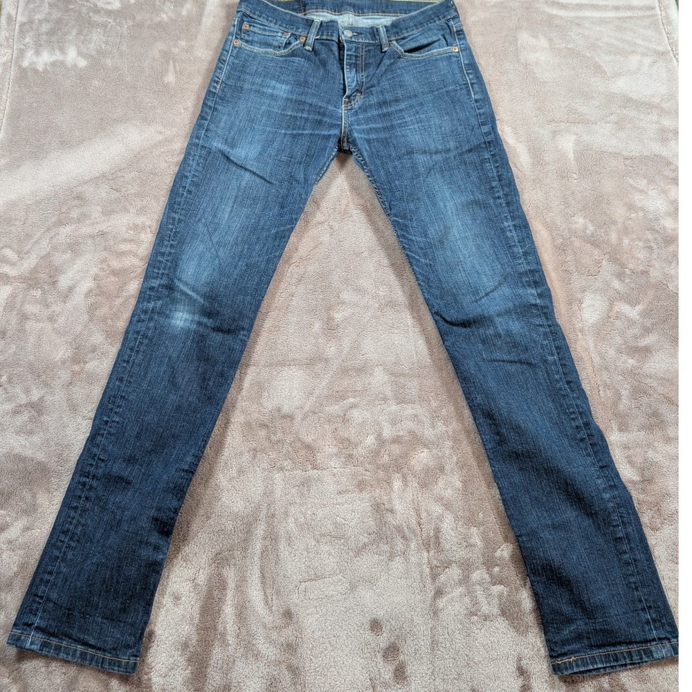 Levis 511 Slim Fit Mens Jeans Dark Wash Denim Blue 32x32 E9654-44